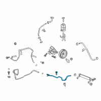 OEM 2008 GMC Acadia Lower Return Tube Diagram - 22915138