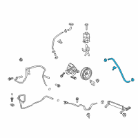 OEM Saturn Reservoir Hose Diagram - 19259475