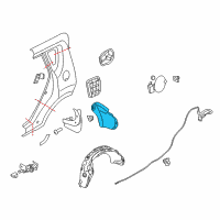 OEM 2011 Kia Soul Guard Assembly-Rear Wheel Diagram - 868212K000