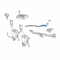 OEM 2009 Dodge Charger Arm-Front WIPER Diagram - 5139094AB