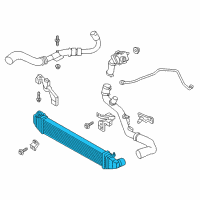 OEM 2018 Ford Fiesta Intercooler Diagram - C1BZ-6K775-B