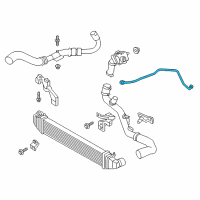 OEM 2017 Ford Fiesta Air Tube Diagram - C1BZ-9A624-A