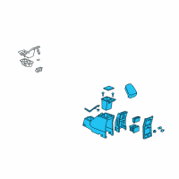 OEM 2009 Saturn Vue Compartment, Front Floor Rear Console (W/ Armrest) Diagram - 20832903