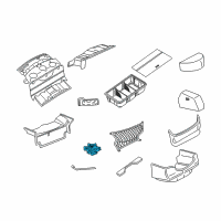 OEM 2003 Mercury Grand Marquis Jack Assembly Diagram - 1W1Z-17080-AA