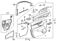 OEM Buick Lift Gate Switch Diagram - 39150414