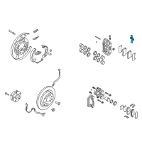 OEM 2010 Hyundai Genesis Coupe Spring-Pad Diagram - 58144-2M702