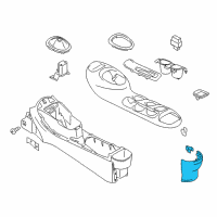 OEM Nissan Console Assy-Rear Diagram - 96908-1KK0A