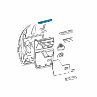 OEM Ford E-150 Club Wagon Belt Weatherstrip Diagram - 6C2Z-1521456-AA