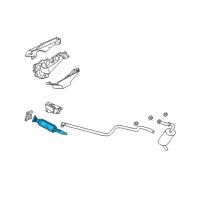 OEM 2001 Dodge Neon Catalytic Converter Diagram - 5278345AE