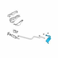 OEM Dodge Neon Exhaust Muffler Diagram - 4546968AD