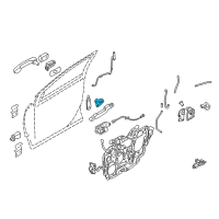 OEM 2008 Ford Explorer Sport Trac Lock Cylinder Assembly Diagram - 4L2Z-7821991-BB