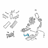 OEM 2009 Dodge Durango Pump-Oil Pickup Diagram - 53021684AB