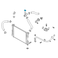 OEM 2013 Hyundai Accent Cap Assembly-Radiator Diagram - 25330-1R000