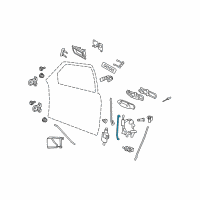 OEM 2003 Mercury Marauder Handle Rod Diagram - F2AZ-5422153-A