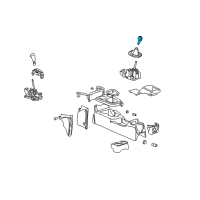 OEM Saturn Shift Knob Diagram - 22693654