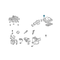 OEM 2008 Honda CR-V Meter Assembly, Air Flow Diagram - 37980-RTA-003