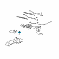 OEM 2002 Ford Thunderbird Washer Reservoir Cap Diagram - YS8Z17632AA