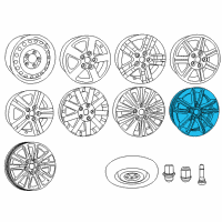 OEM 2015 Ram C/V Aluminum Wheel Diagram - 5LN63DD5AC