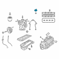 OEM Chrysler Cap-Engine Oil Diagram - 4884819AE