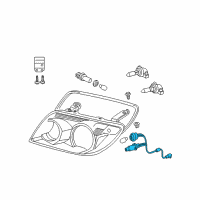 OEM 2006 Toyota 4Runner Socket & Wire Diagram - 81125-35440