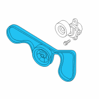 OEM 2018 Nissan Altima Belt-Fan Diagram - 11720-6TA0A