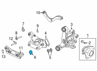 OEM Nissan Sentra Stopper-Arm Bush Diagram - 55044-6LB0C