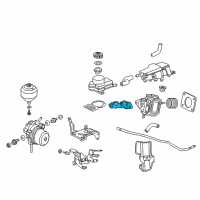 OEM Honda Civic Master Cylinder Set Diagram - 01461-SNC-G01