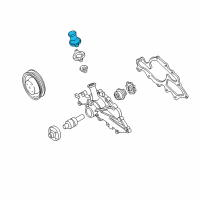 OEM Ford Ranger Thermostat Housing Diagram - 5L5Z-8592-AA