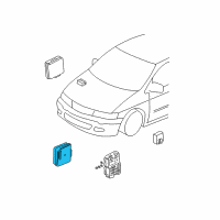 OEM 2006 Honda Pilot System Unit, Multiplex Control(Passenger Side) Diagram - 38850-S9V-A21