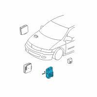 OEM 2005 Honda Pilot Box Assembly, Passenger Fuse Diagram - 38210-S9V-A03