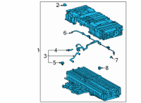 OEM 2022 Toyota Highlander Battery Diagram - G9510-48090