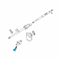 OEM 2004 Lexus LS430 Shaft, Steering Intermediate Diagram - 45297-50010