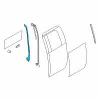 OEM 2005 Ford F-150 Body Weatherstrip Diagram - 9L3Z-1525325-B