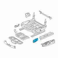 OEM 2015 BMW X1 Switch Seat Adjusting Front Left Diagram - 61-31-9-275-069