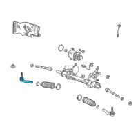 OEM Buick Envision Outer Tie Rod Diagram - 84721394