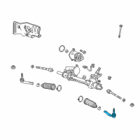 OEM 2021 Cadillac XT4 Outer Tie Rod Diagram - 84721393