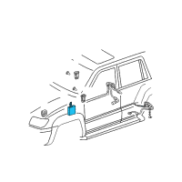 OEM Toyota Control Module Diagram - 89293-35013