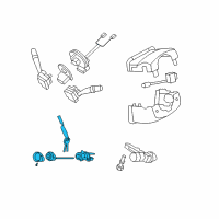 OEM 2009 Kia Borrego Ignition Lock Cylinder Diagram - 819002JB00