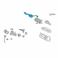 OEM 2011 Acura RL Switch Assembly, Lighting& Diagram - 35255-SJA-A52