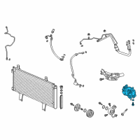 OEM 2018 Honda Accord Compressor Diagram - 38810-6B2-A01