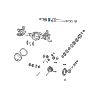 OEM 2006 Dodge Ram 1500 Joint Kit Diagram - 5086665AE