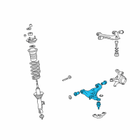 OEM 2013 Toyota Tacoma Lower Control Arm Diagram - 48069-04030