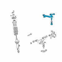 OEM 2012 Toyota Tacoma Upper Control Arm Diagram - 48630-04010