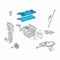 OEM 2022 Lexus ES250 Cover Sub-Assembly, CYLI Diagram - 11201-25032