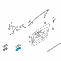 OEM Kia K900 Window Switch Diagram - 93571J6100