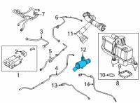 OEM Ford Control Solenoid Diagram - H6BZ-6A666-A