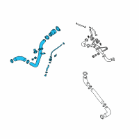 OEM 2020 Kia K900 Hose&Pipe Assembly-I/C O Diagram - 282733L101