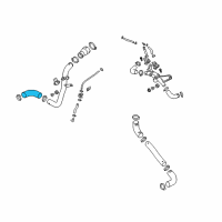 OEM 2019 Kia K900 Hose-I/C Outlet Diagram - 282873L100