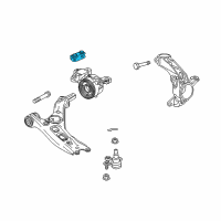 OEM 2020 Honda CR-V Clamp, FR. Compliance Bracket Diagram - 51398-TLA-A01