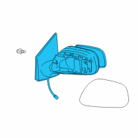 OEM 2009 Toyota Corolla Mirror Assembly Diagram - 87908-02B01